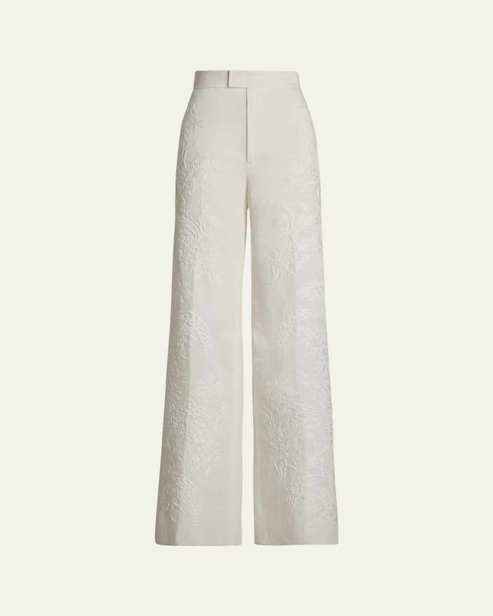 Dean Paisley Wide Leg Pants